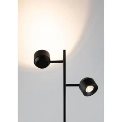 LED-lattiavalaisin Paulmann Puric Pane, 2700K, himmennettävä, musta