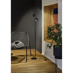 LED-lattiavalaisin Paulmann Puric Pane, 2700K, himmennettävä, musta