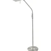 LED-lattiavalaisin Trio Bergamo 270x1350 mm harjattu teräs
