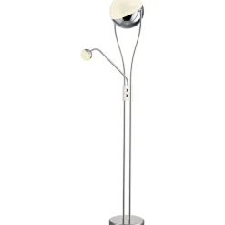 LED-lattiavalaisin Trio Chris 300x1800 mm kromi uplighter
