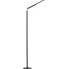 LED-lattiavalaisin Trio Filigran 1620x180x520 mm mattamusta