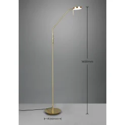 LED-lattiavalaisin Trio Monza, valkoinen