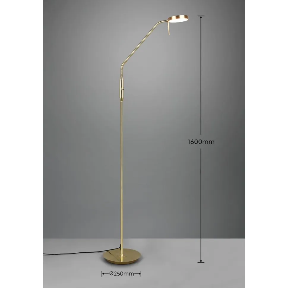 LED-lattiavalaisin Trio Monza, valkoinen