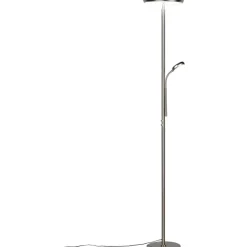 LED-lattiavalaisin Trio Palermo, lukuvalolla, mattamusta