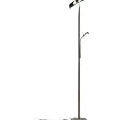 LED-lattiavalaisin Trio Palermo, lukuvalolla, mattamusta