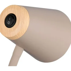 LED-lattiavalaisin Trio Pongo, lämmin beige