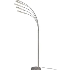 LED-lattiavalaisin Trio Reed, musta