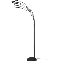 LED-lattiavalaisin Trio Reed, musta
