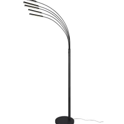 LED-lattiavalaisin Trio Reed, musta