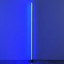 LED-lattiavalaisin Trio Tendo, musta, RGB