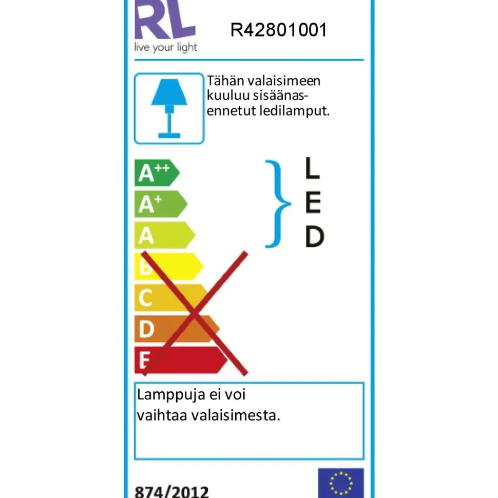 LED-lattiavalaisin Trio Tico RGBW kromi