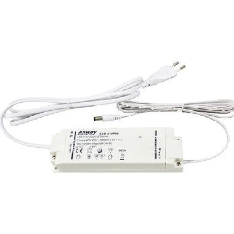 LED-liitäntälaite Airam LED Driver 80 W 24 V Linear LED -valaisimille
