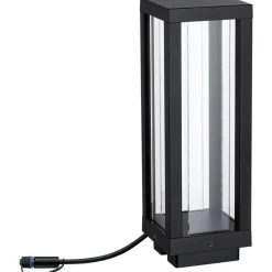 LED-lyhty Paulmann Plug & Shine Classic, 30cm, Smart Home Zigbee 3.0, IP44, RGBW, antrasiitti