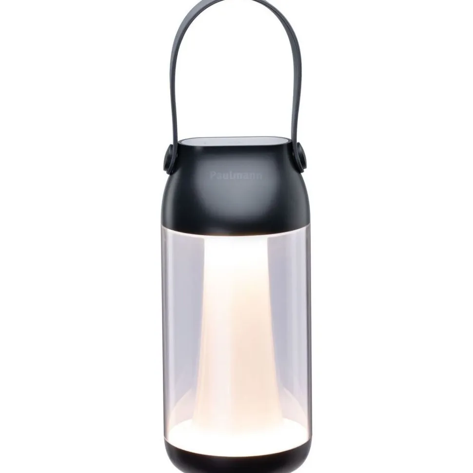 LED-lyhty Pulmann Cupulino, IP44, 3000K, USB-ladattava, himmennettävä
