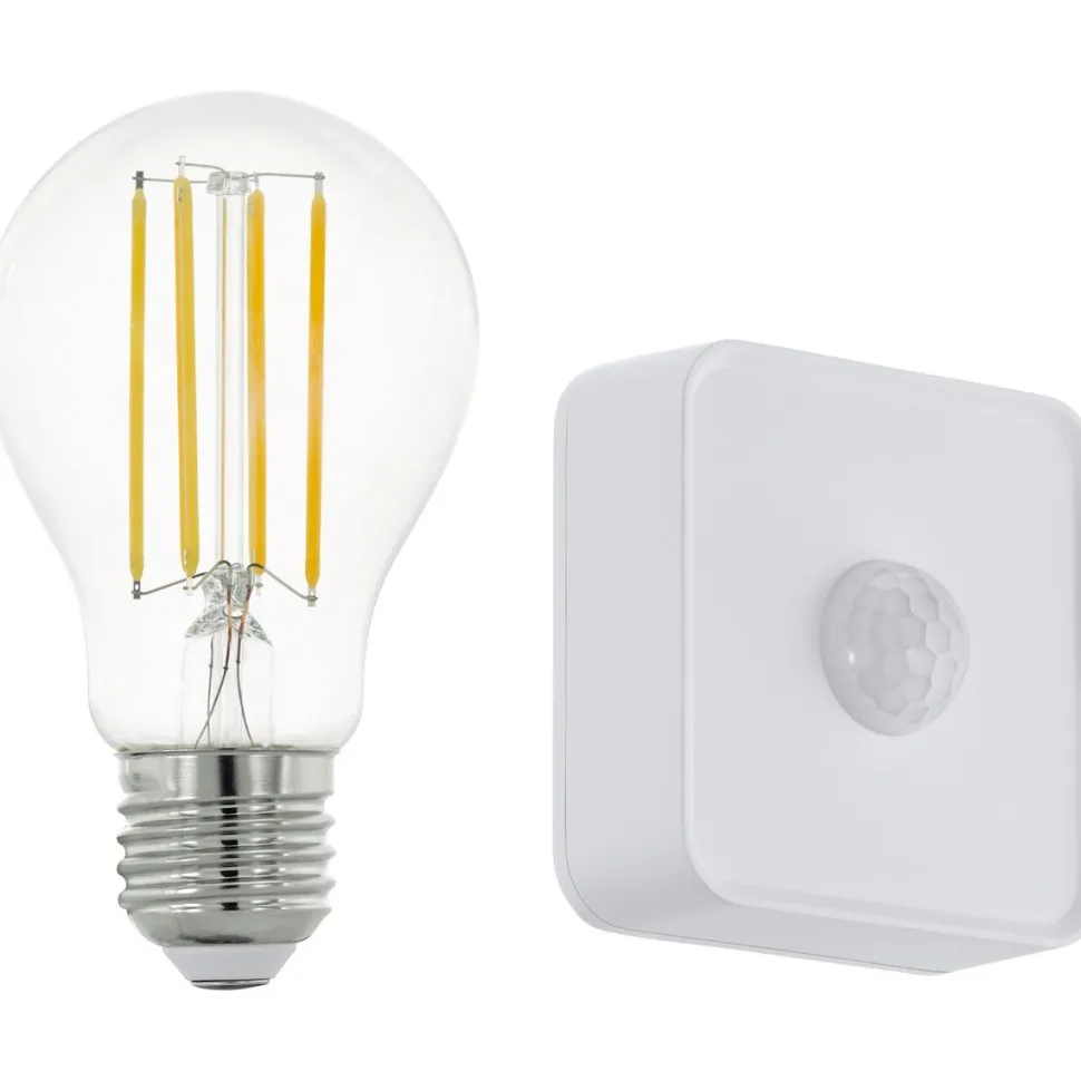 LED-Älylamppu aloituspakkaus Eglo connect.z ZigBee filamentti E27 A60 806lm 6W liiketunnistin