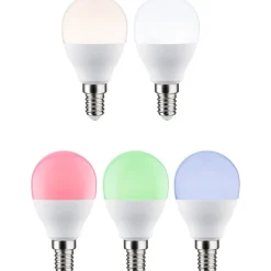 LED-älylamppu Paulmann Smart Home Zigbee 3.0 Drop, E14, 470lm, 5W, RGBW+, himmennettävä, matta