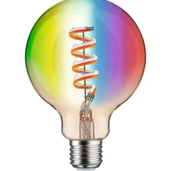 LED-älylamppu Paulmann Smart Home Zigbee 3.0 Globe, G95, E27, 470lm, 6.3W, RGBW+, filamentti, himmennettävä, kulta