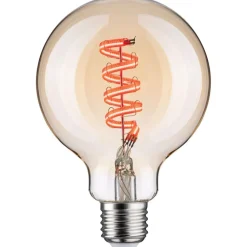 LED-älylamppu Paulmann Smart Home Zigbee 3.0 Globe, G95, E27, 470lm, 6.3W, RGBW+, filamentti, himmennettävä, kulta