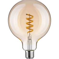 LED-älylamppu Paulmann Smart Home Zigbee 3.0 Globe, G125, E27, 600lm, 7,5W, filamentti, säädettävä värilämpötila, himmennettävä, kulta