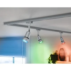 LED-älylamppu Paulmann Smart Home Zigbee 3.0 Reflector, GU10, 350lm, 4.8W, RGBW+, himmennettävä, mattakromi