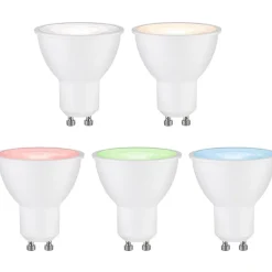 LED-älylamppu Paulmann Smart Home Zigbee 3.0 Reflector, GU10, 350lm, 4.8W, RGBW+, himmennettävä, mattakromi