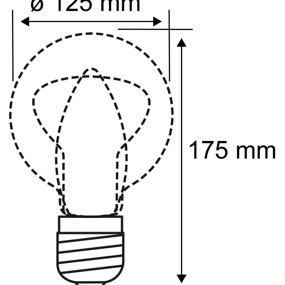 LED-älylamppu Paulmann Smart Home Zigbee 3.0 Globe, G125, E27, 470lm, 6.3W, RGBW+, filamentti, himmennettävä, kulta