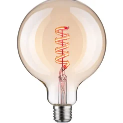LED-älylamppu Paulmann Smart Home Zigbee 3.0 Globe, G125, E27, 470lm, 6.3W, RGBW+, filamentti, himmennettävä, kulta