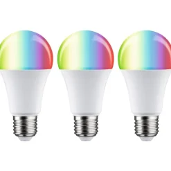 LED-älylamppu Paulmann Smart Home Zigbee 3.0 Pear, E27, 1055lm, 11W, RGBW+, himmennettävä, matta, 3kpl