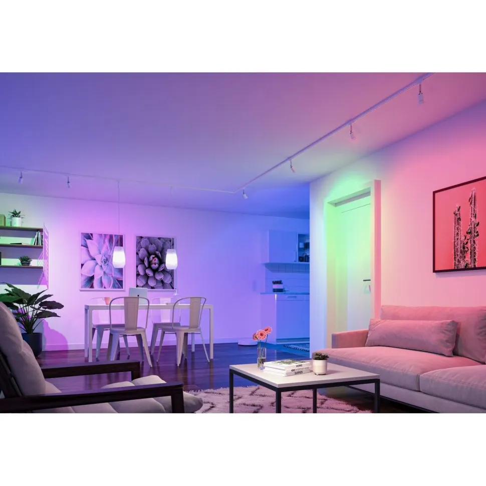 LED-älylamppu Paulmann Smart Home Zigbee 3.0 Pear, E27, 806lm, 9W, RGBW+, himmennettävä, matta