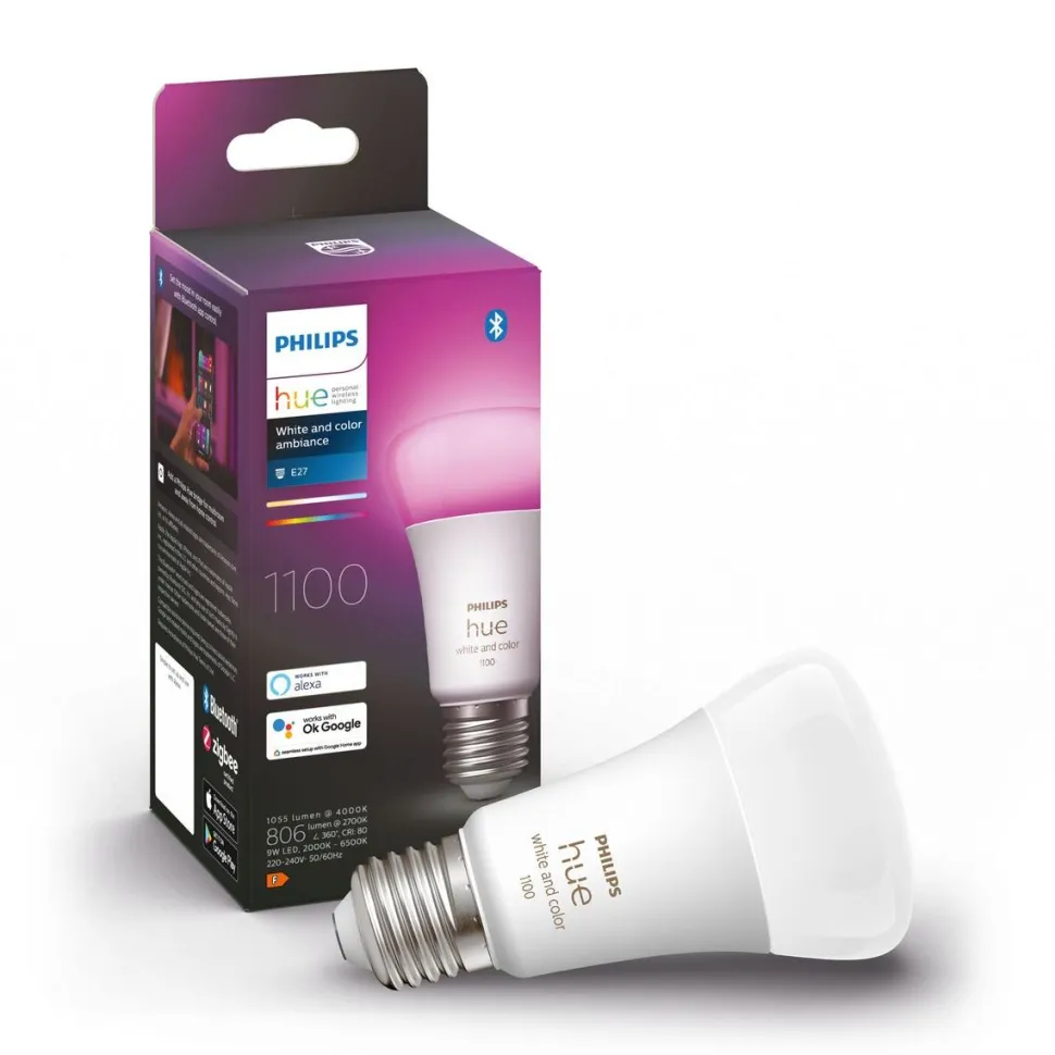 LED-älylamppu Philips Hue WCA 9W A60 E27
