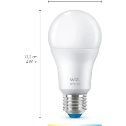 LED-älypolttimo WiZ Wi-Fi 2700-6500K 8W E27 2kpl