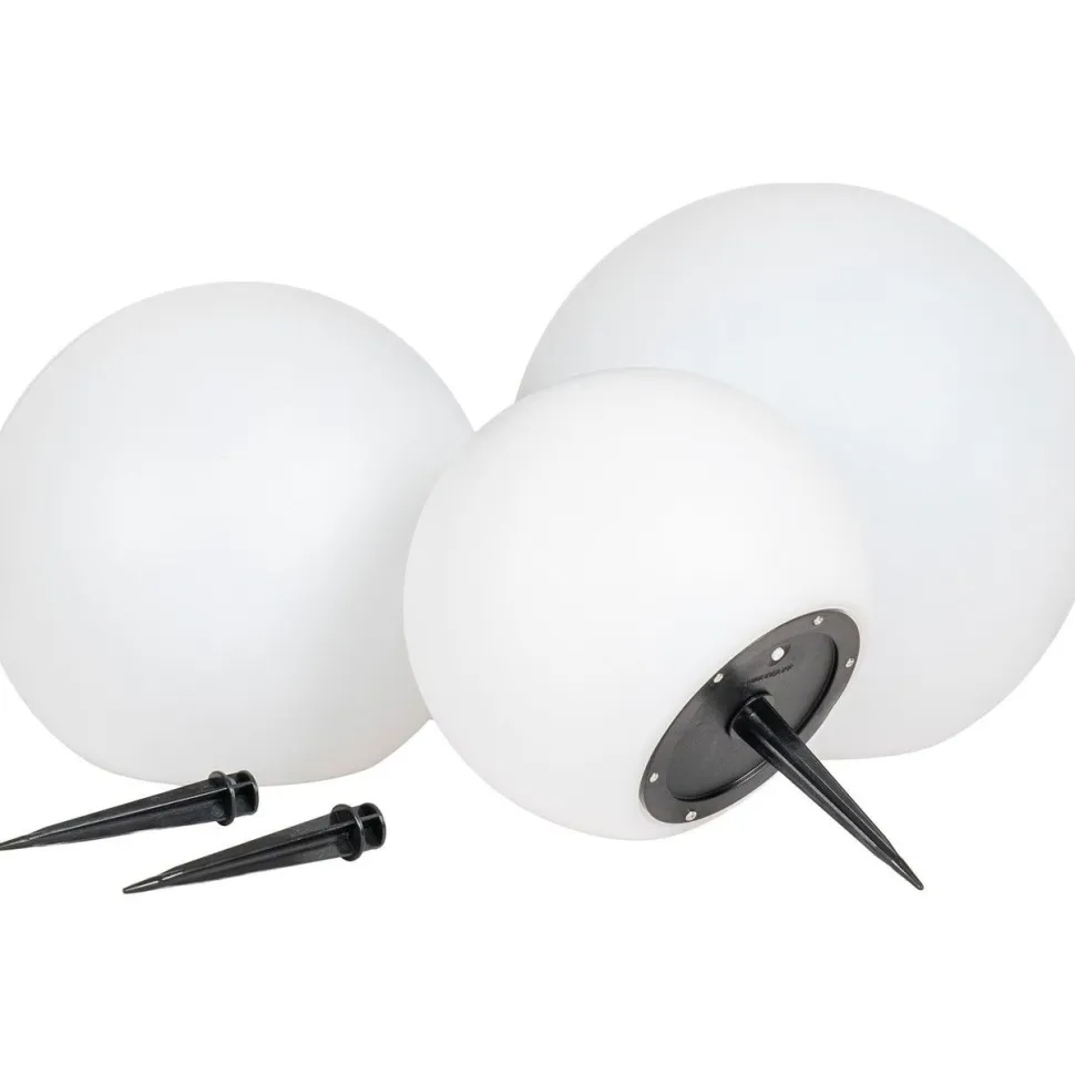 LED-maapiikkivalaisin aurinkokennolla House Nordic Lifton, 3kpl, valkoinen