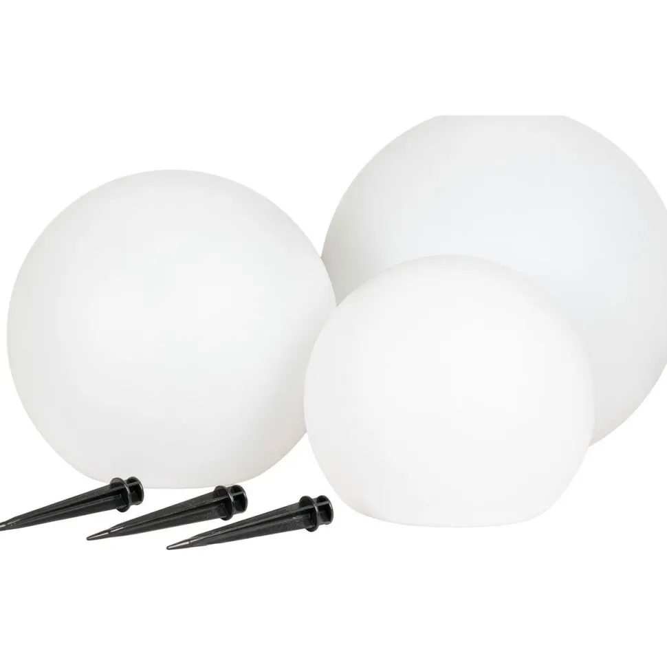 LED-maapiikkivalaisin aurinkokennolla House Nordic Lifton, 3kpl, valkoinen