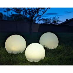 LED-maapiikkivalaisin aurinkokennolla House Nordic Lifton, 3kpl, valkoinen