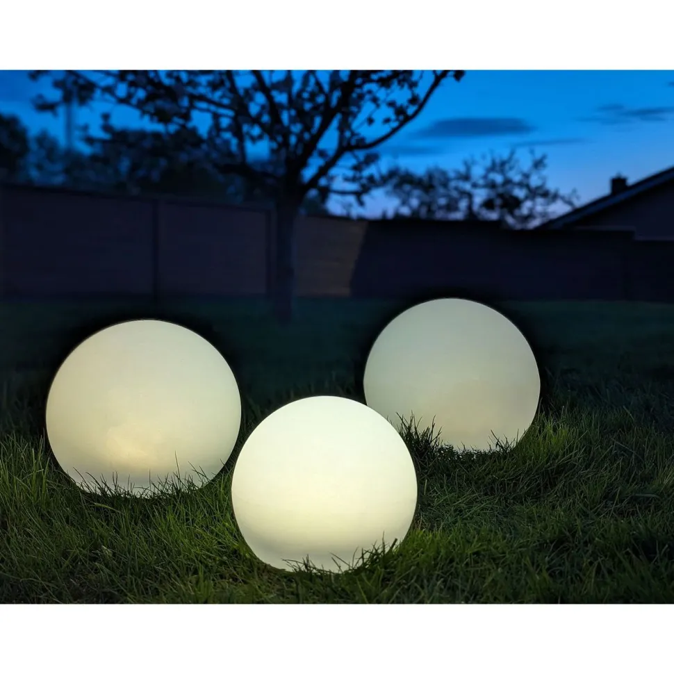 LED-maapiikkivalaisin aurinkokennolla House Nordic Lifton, 3kpl, valkoinen
