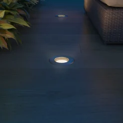 Led-maavalaisimet ulkotiloihin 3 kpl pyöreä