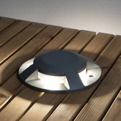 LED-maavalaisin Konstsmide 7878-370 Ø200 mm antrastiitti LED 12W