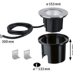 LED-maavalaisin Paulmann Durea, IP67, 15.3cm, 3000K, 75°, rst