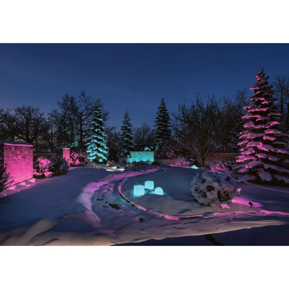 LED-Maavalaisin Paulmann Plug & Shine upotettava RGBW