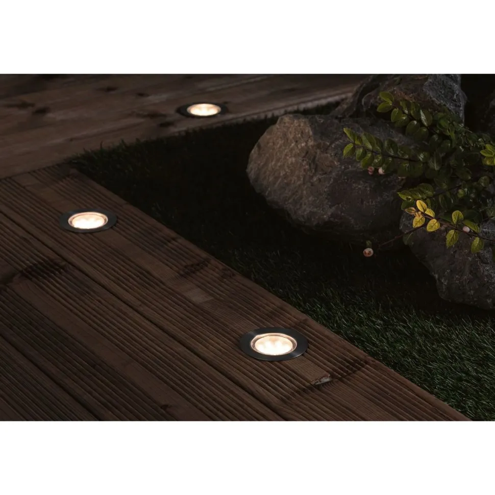 LED-Maavalaisin Paulmann Plug & Shine 2W Ø70mm upotettava