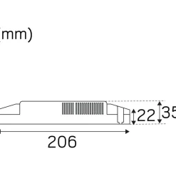 LED-muuntaja Hide-a-lite MDR 24V 60W DC