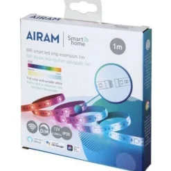 LED-nauha Airam SmartHome jatkopala 1m värivaihto 2700-6500K