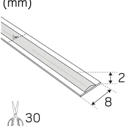 LED-nauha Hide-a-lite LEDstrip Line IP20 2700K 5m