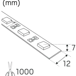 LED-nauha Hide-a-lite LEDstrip HV FDIM 3000K 10m