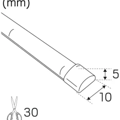 LED-nauha Hide-a-lite LEDstrip 24V Line IP67 3000K 5m