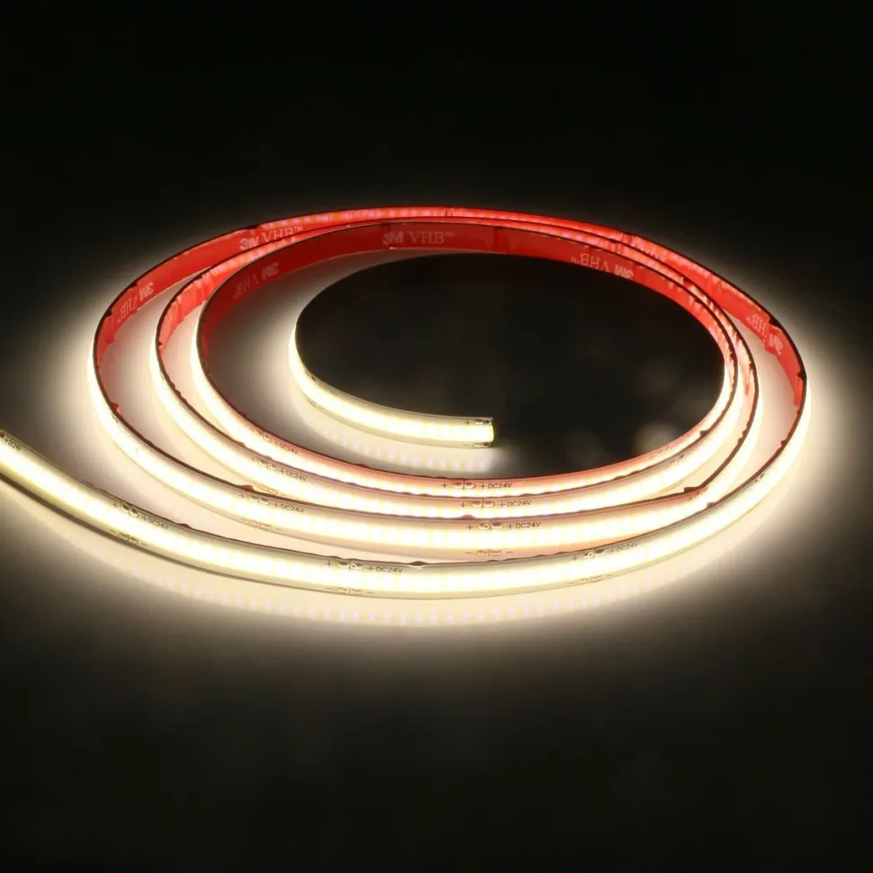 LED-nauha LED Energie COB 2 m 10 W/m IP20 4000 K adapterilla