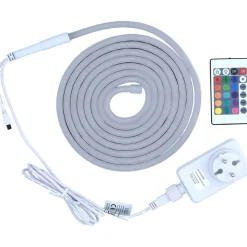 LED-nauha LED Energie Neon RGB+WW 3 m 7 W/m IP44/IP65 500 lm kaukosäädin