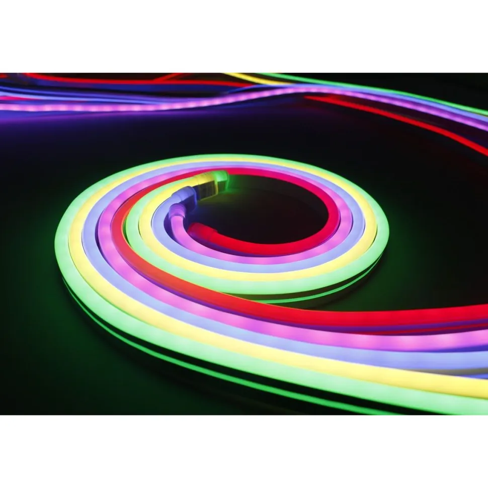 LED-nauha LED Energie Neon RGB+WW 3 m 7 W/m IP44/IP65 500 lm kaukosäädin