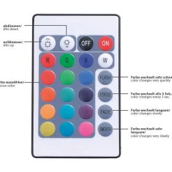 Led-nauha LeuchtenDirekt Teania RGB 10m