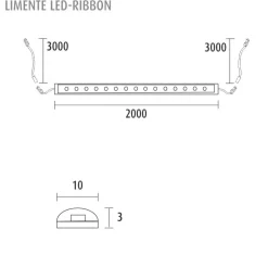 LED-nauha Limente LED-Ribbon 20 2 m 4000 K 24V IP44